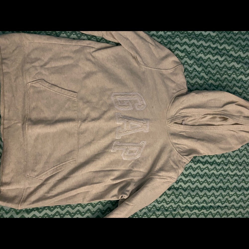Beige gap hoodie